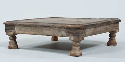 A Middle-Eastern Low Wood Table Low