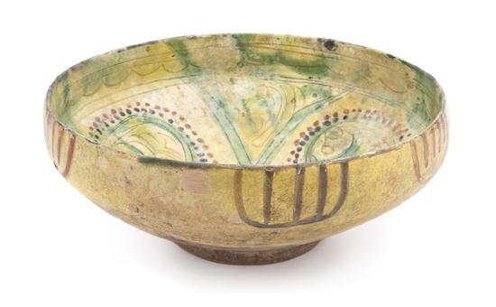 A Middle Eastern Pottery Bowl