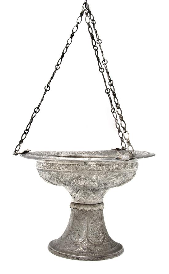 A Middle Eastern Silver Lantern