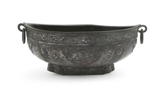 A Middle Eastern Silvered Metal