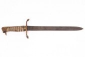 A midshipman's dirk, circa 185