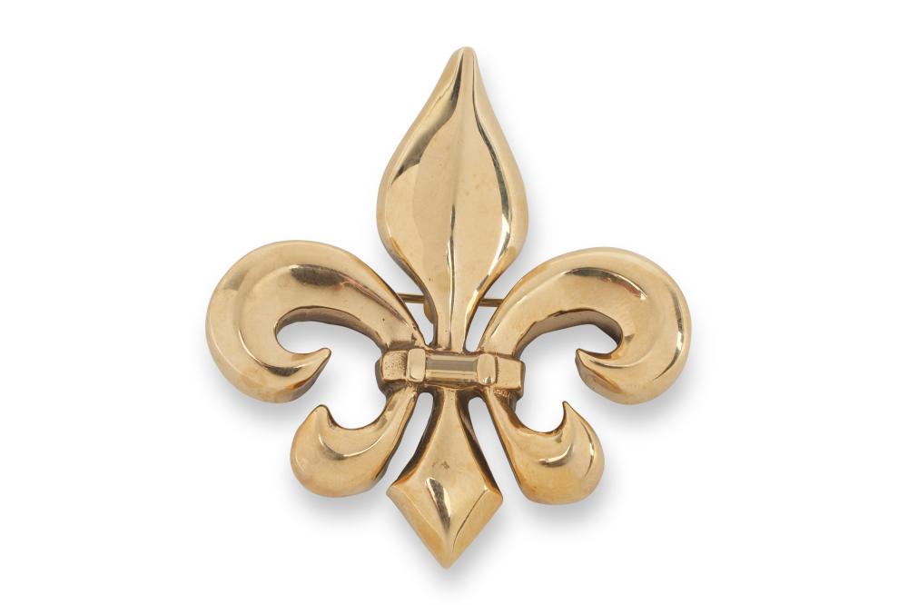 A MIGNON FAGET 14K GOLD AND DIAMOND