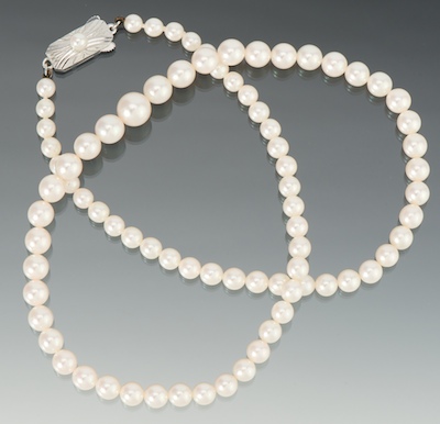 A Mikimoto Pearl Necklace