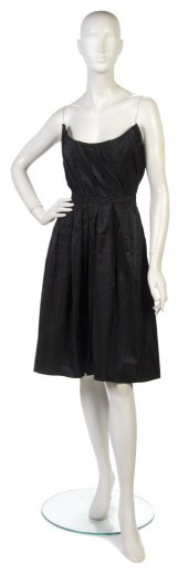 A Mila Schon Black Silk Cockta