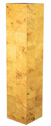 A MILO BAUGHMAN STYLE BURL PED