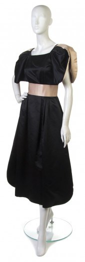 A Mimi Trujillo Black Satin Ev