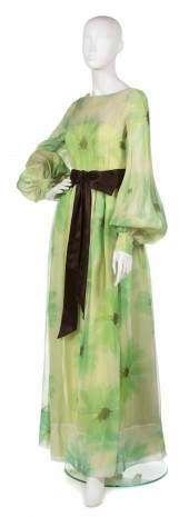 A Mimi Tuthill Green Printed F