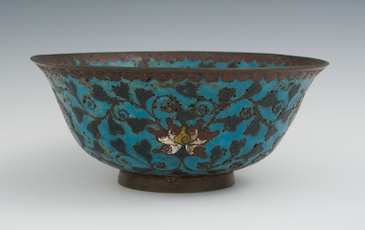 A Ming Cloisonne Bowl Of