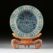 A MING DYNASTY STYLE ENAMELED