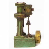 A MINIATURE BRASS EARLY MODEL