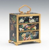 A Miniature Cloisonne Jewery C