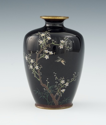 A Miniature Cloisonne Vase with