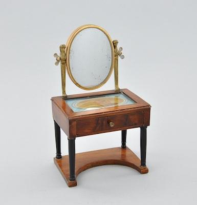 A Miniature Empire Dressing Table