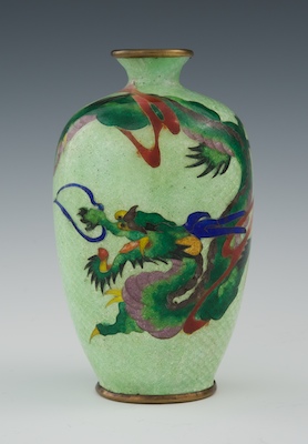 A Miniature Ginbari & Cloisonne