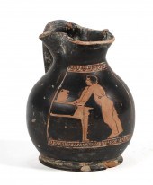 A MINIATURE GREEK RED FIGURE O
