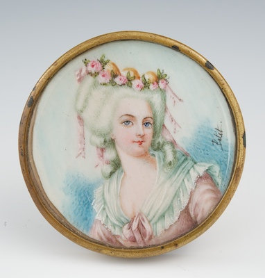 A Miniature painting of Marie