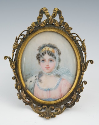 A Miniature Painting of Queen