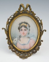 A Miniature Painting of Queen