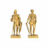 A MINIATURE PAIR OF CONTINENTA
