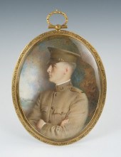 A Miniature Portrait of a WWI