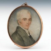 A Miniature Portrait of a Gent