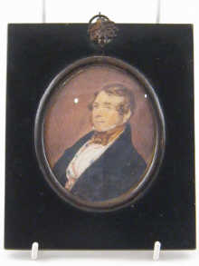 A miniature portrait of a gentleman