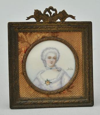 A Miniature Portrait of a Lady on