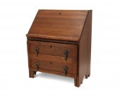 A MINIATURE SECRETARY DESKA mi