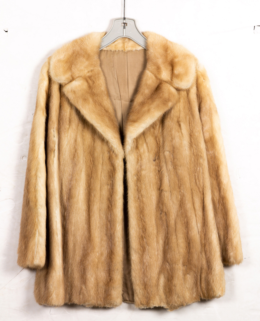 A MINK JACKET A Mink jacket with