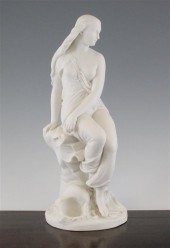 A Minton parian figure 'Mirand