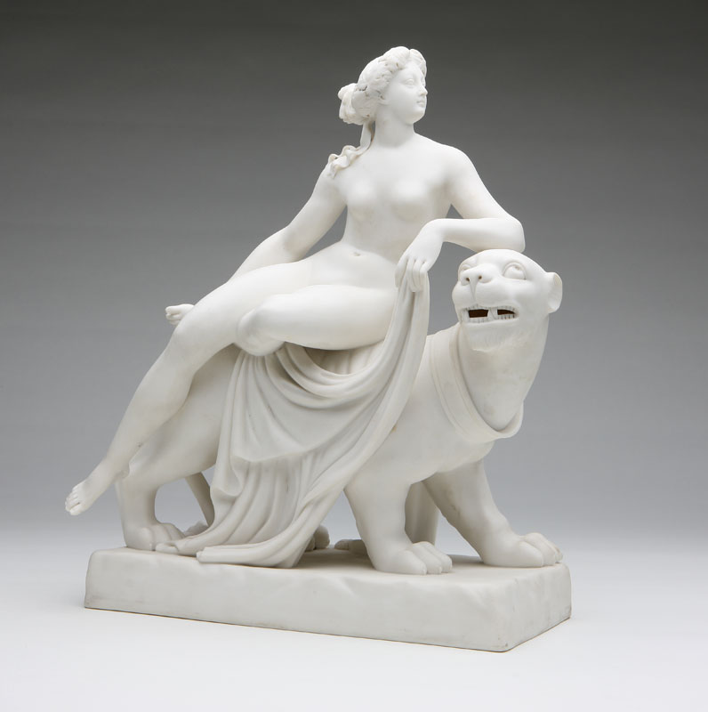 A Minton parian porcelain figural