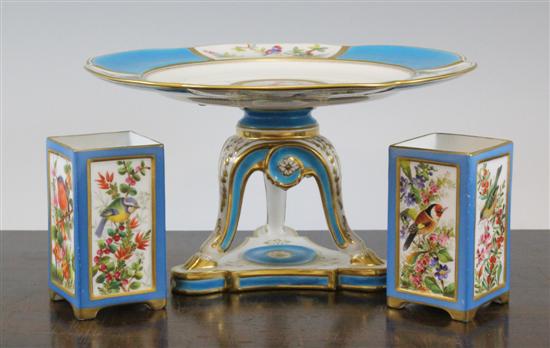 A Minton porcelain comport date