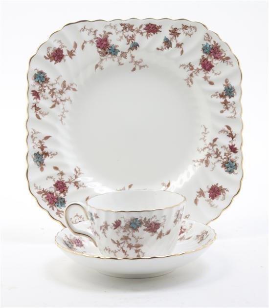 * A Minton Porcelain Dessert