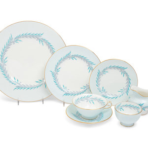 A Minton Porcelain Dinner Service