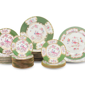 A Minton Porcelain Dinner Service