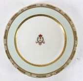 A Minton regimental plate the