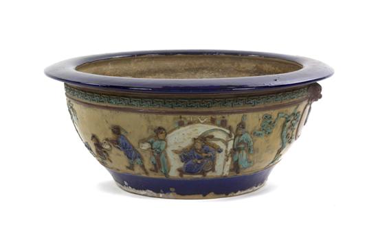 A Minton Style Ceramic Jardiniere