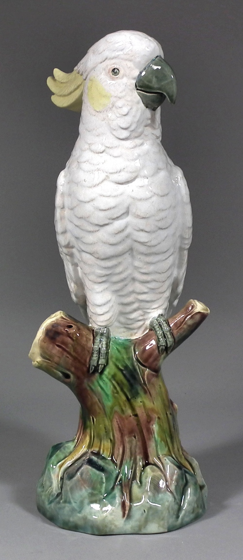 A Mintons majolica model of a