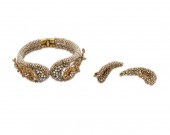 A MIRIAM HASKELL BRACELET AND