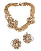 A MIRIAM HASKELL NECKLACE SETA