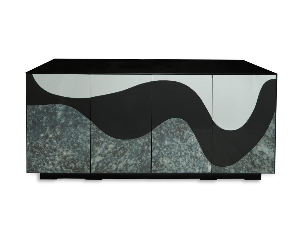 A MIRRORED SIDEBOARD, BY MARTYN