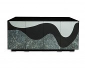 A MIRRORED SIDEBOARD, BY MARTY