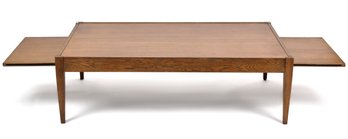 A Mission oak style coffee table on