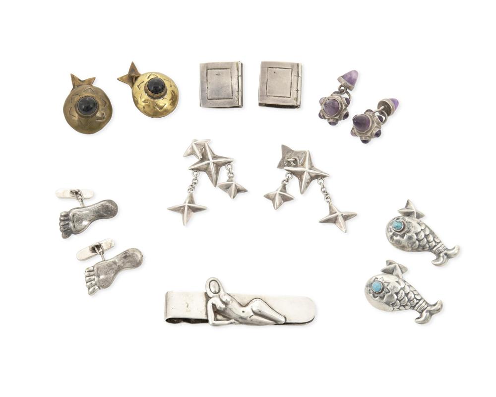 A MIXED GROUP OF HUBERT HARMON CUFF