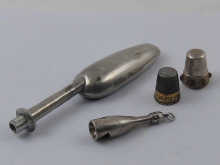 A mixed lot comprising a silver
