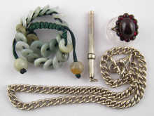 A mixed lot comprising a silver