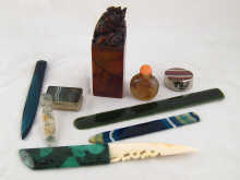 A mixed lot comprising a Chinese