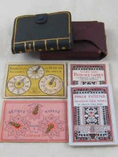 A mixed lot comprising a card
