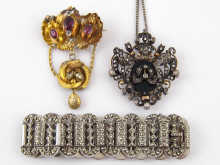 A mixed lot comprising an antique