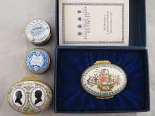 A mixed lot comprising four gilt